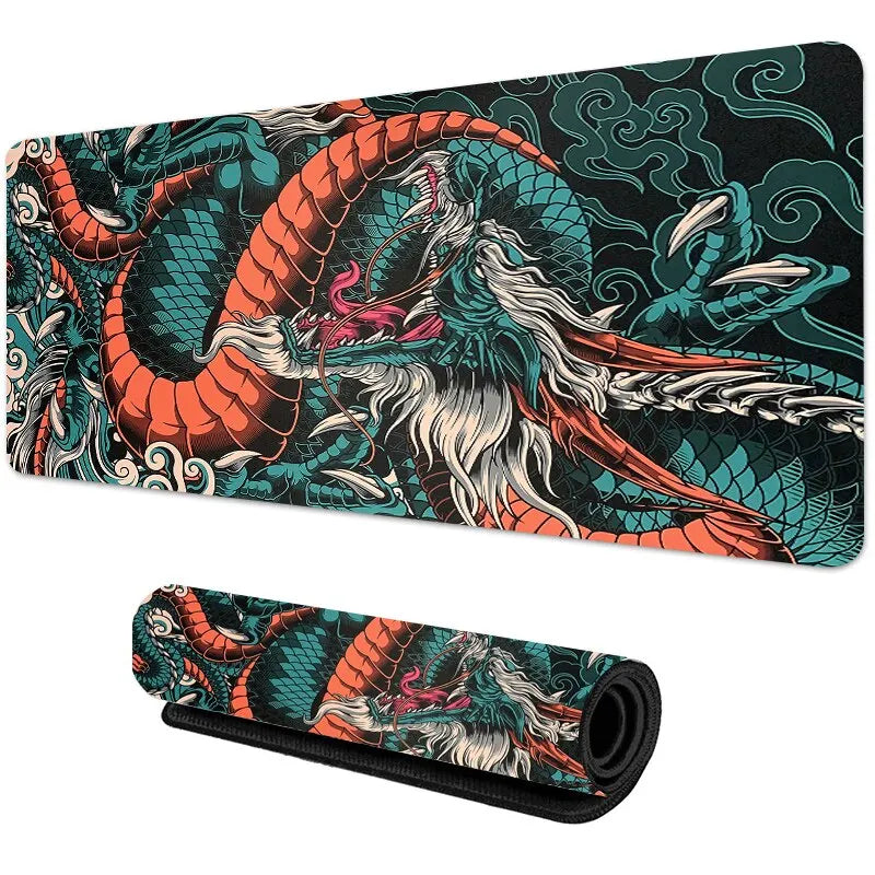 Japanese Dragon Art XXL Mouse Pad