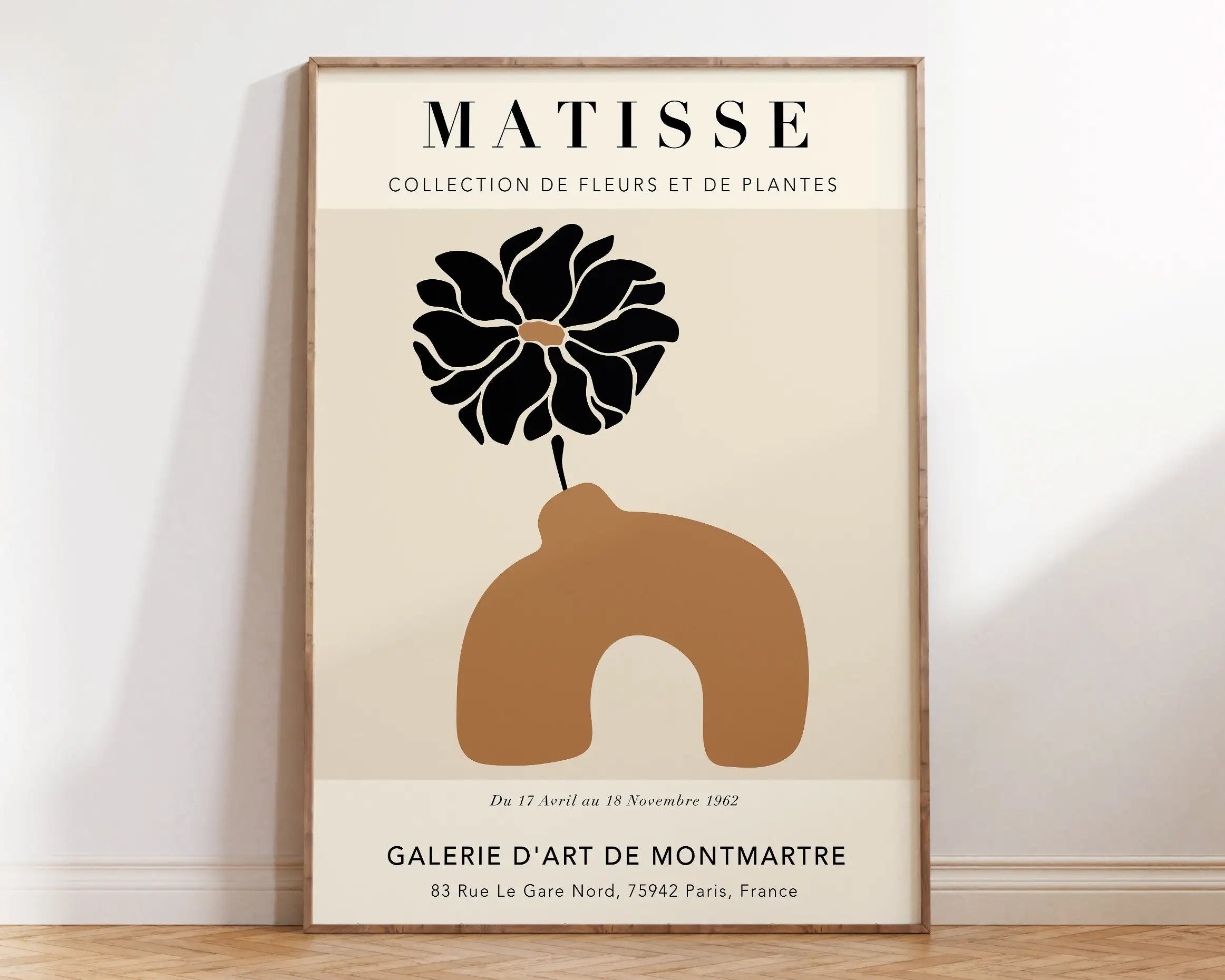 Matisse Floral Cut Outs Exhibition Canvas Print