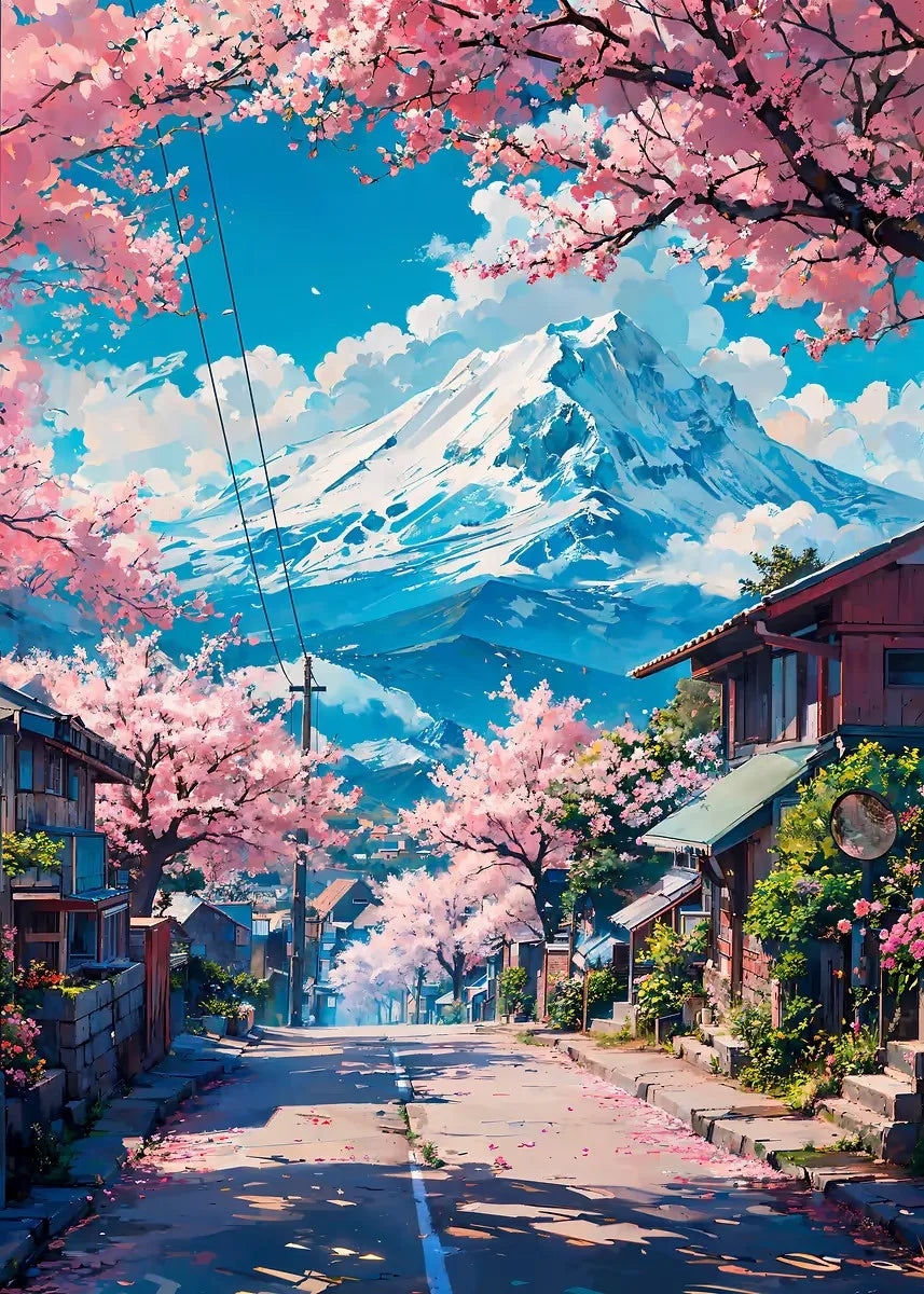 Cherry Blossoms Blooming Canvas Print