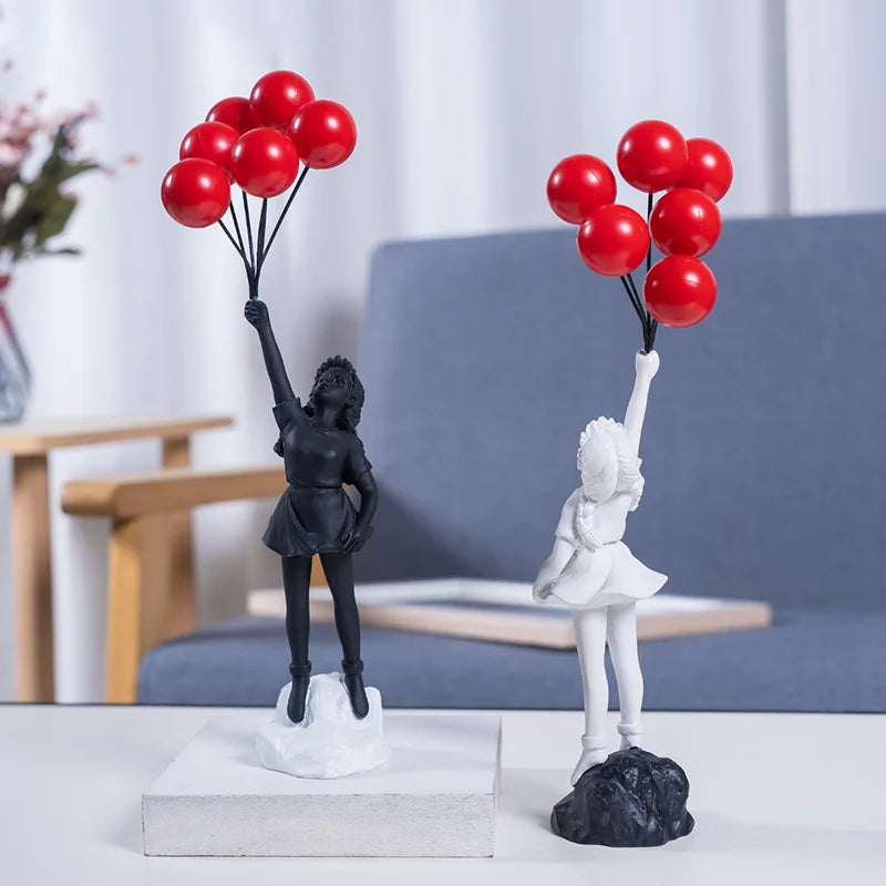 Banksy Balloon Girl Collectible Statue