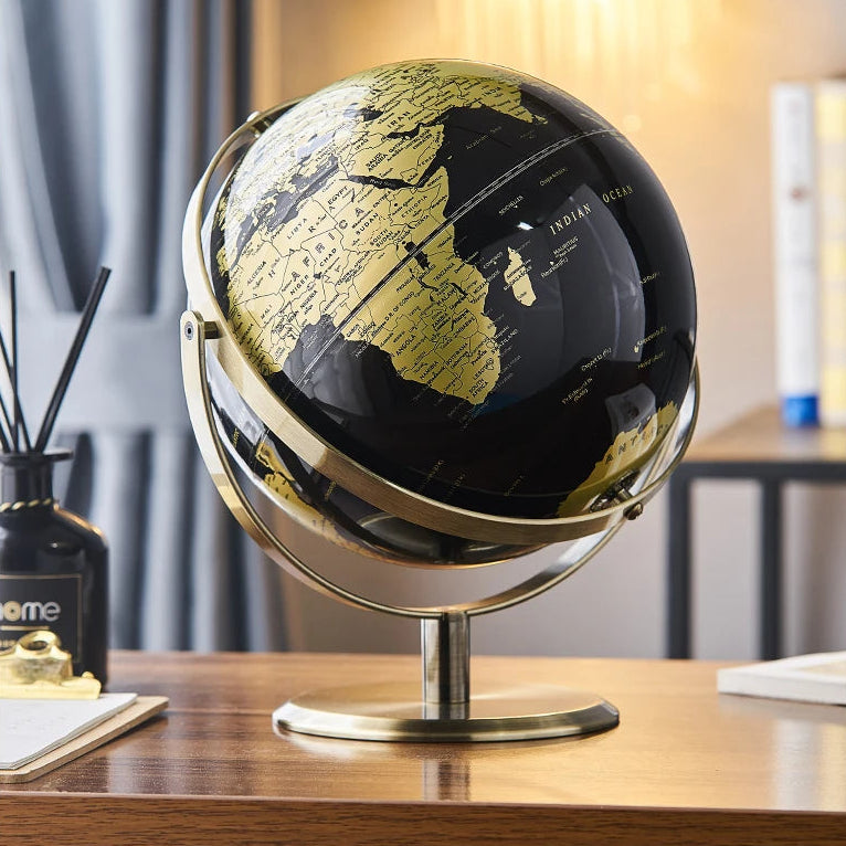 Retro Minimalist World Desk Globe