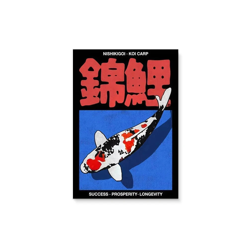 Nihon Retro Abstract Art Canvas Prints