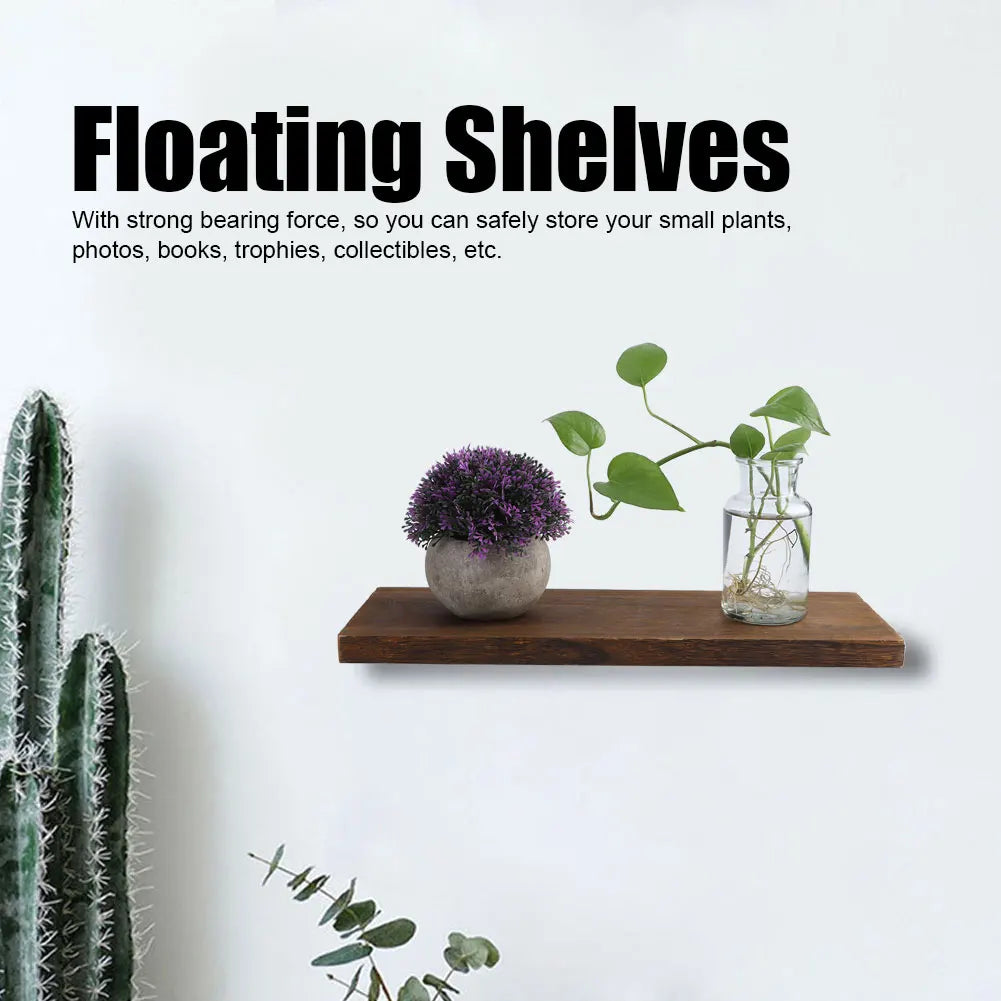 Wooden Contemporary Floating Shelves