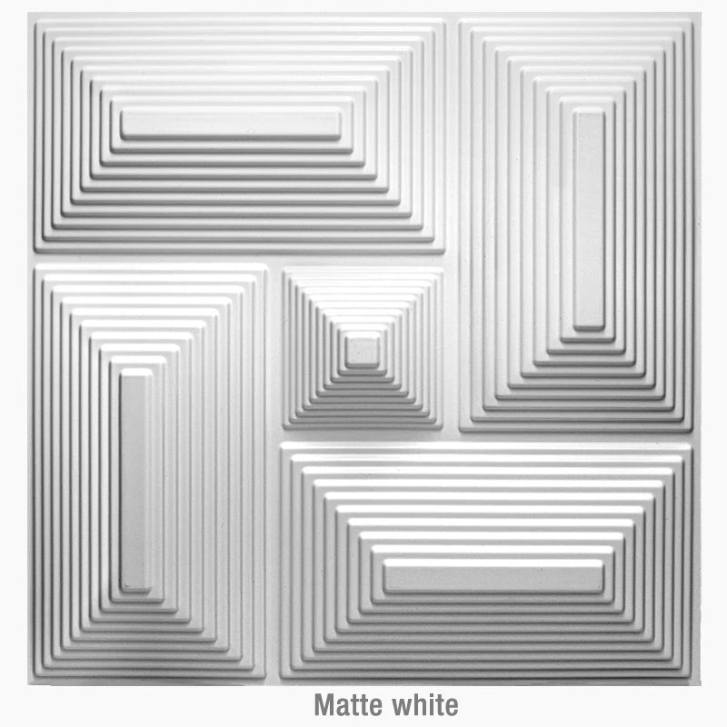 Matte White 3D Wall Panel [30cm x 30cm]