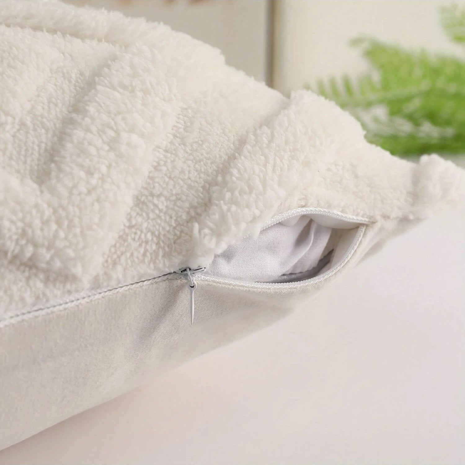 Diamond Pattern Soft Throw Pillow Cover