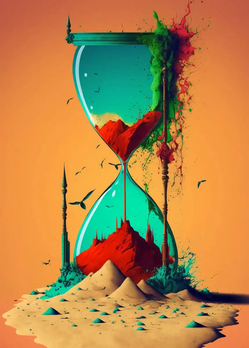 Surreal Modern Art Hi-Contrast Canvas Prints