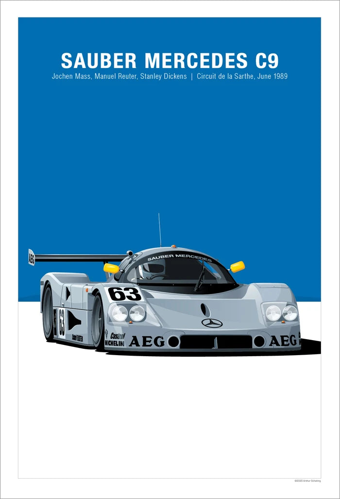 Vintage Racing Bold GT Supercars Art Canvas Prints
