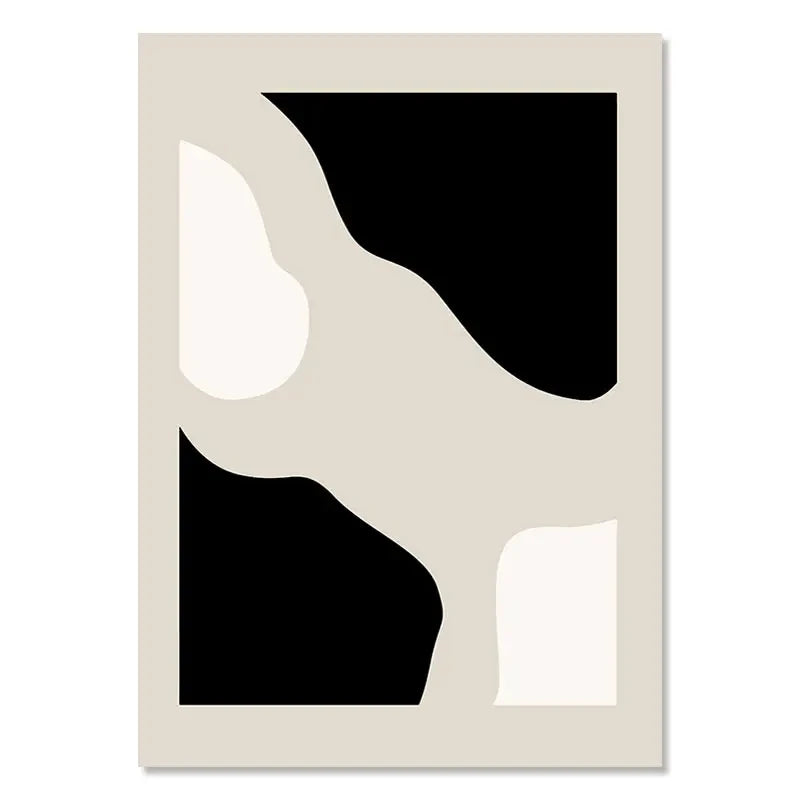 Abstract Minimalist Boho Art Canvas Prints