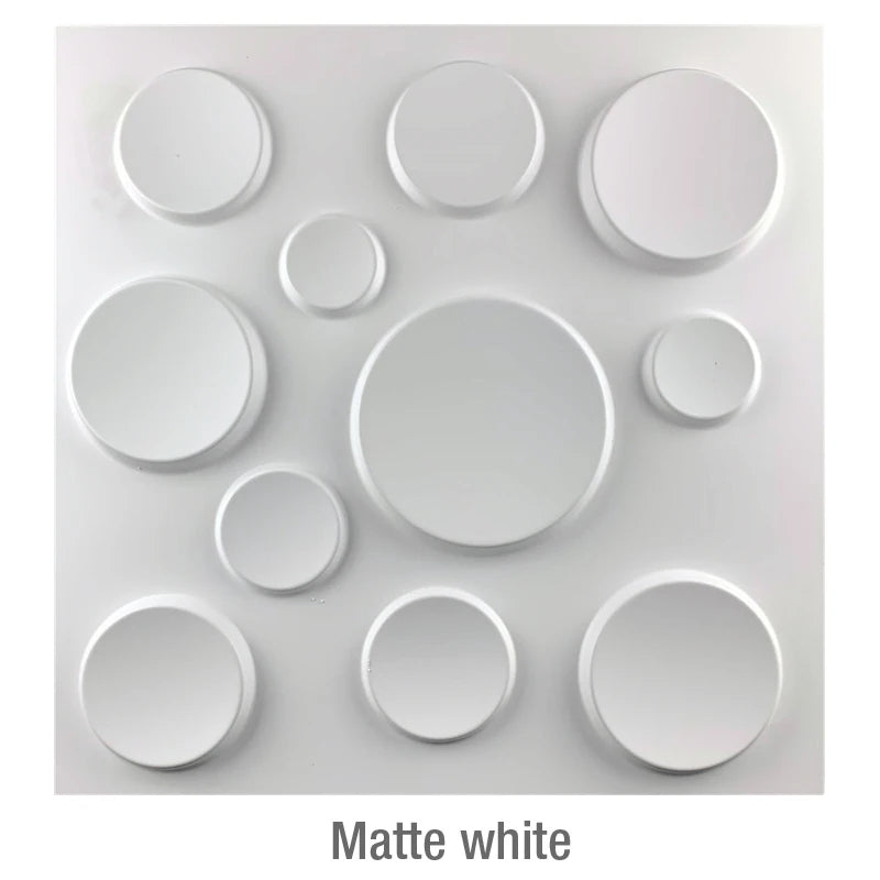 Matte White 3D Wall Panel [30cm x 30cm]