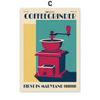 Italian Cafe Espresso Art Canvas Prints - Sleek Surprises