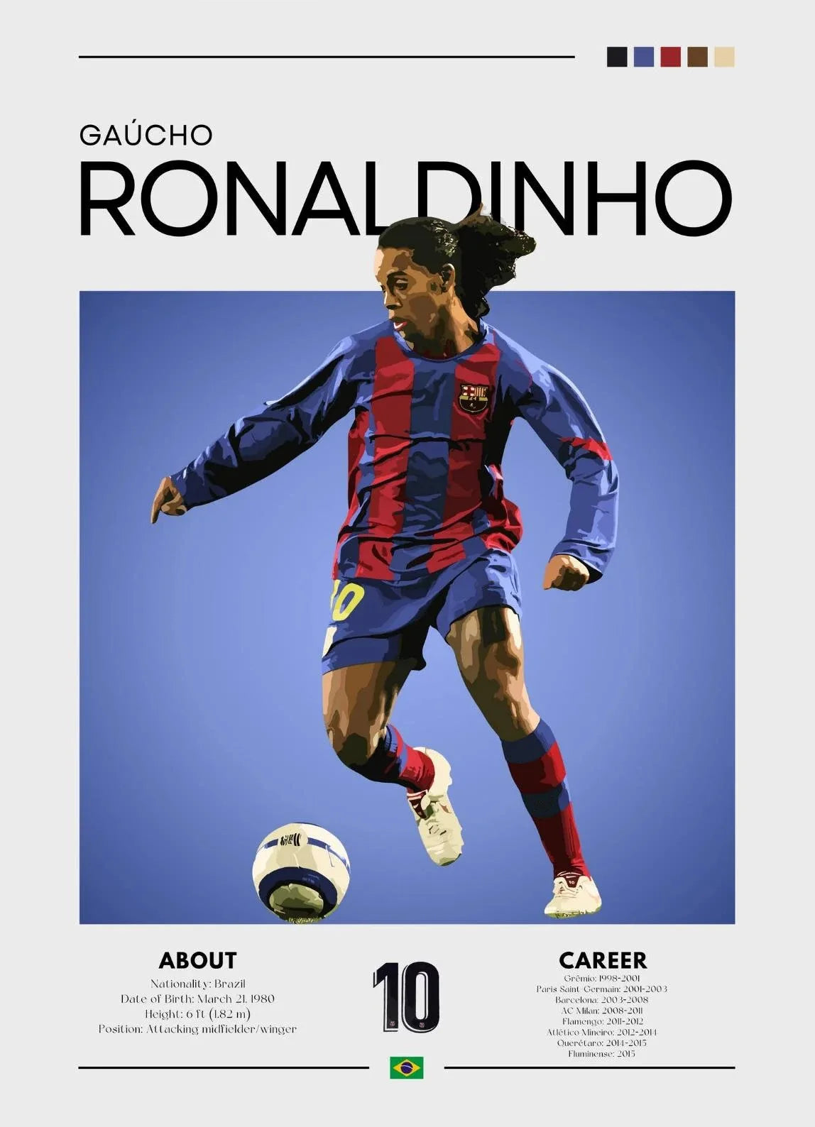 Famous Football (Soccer) Legends Canvas Prints