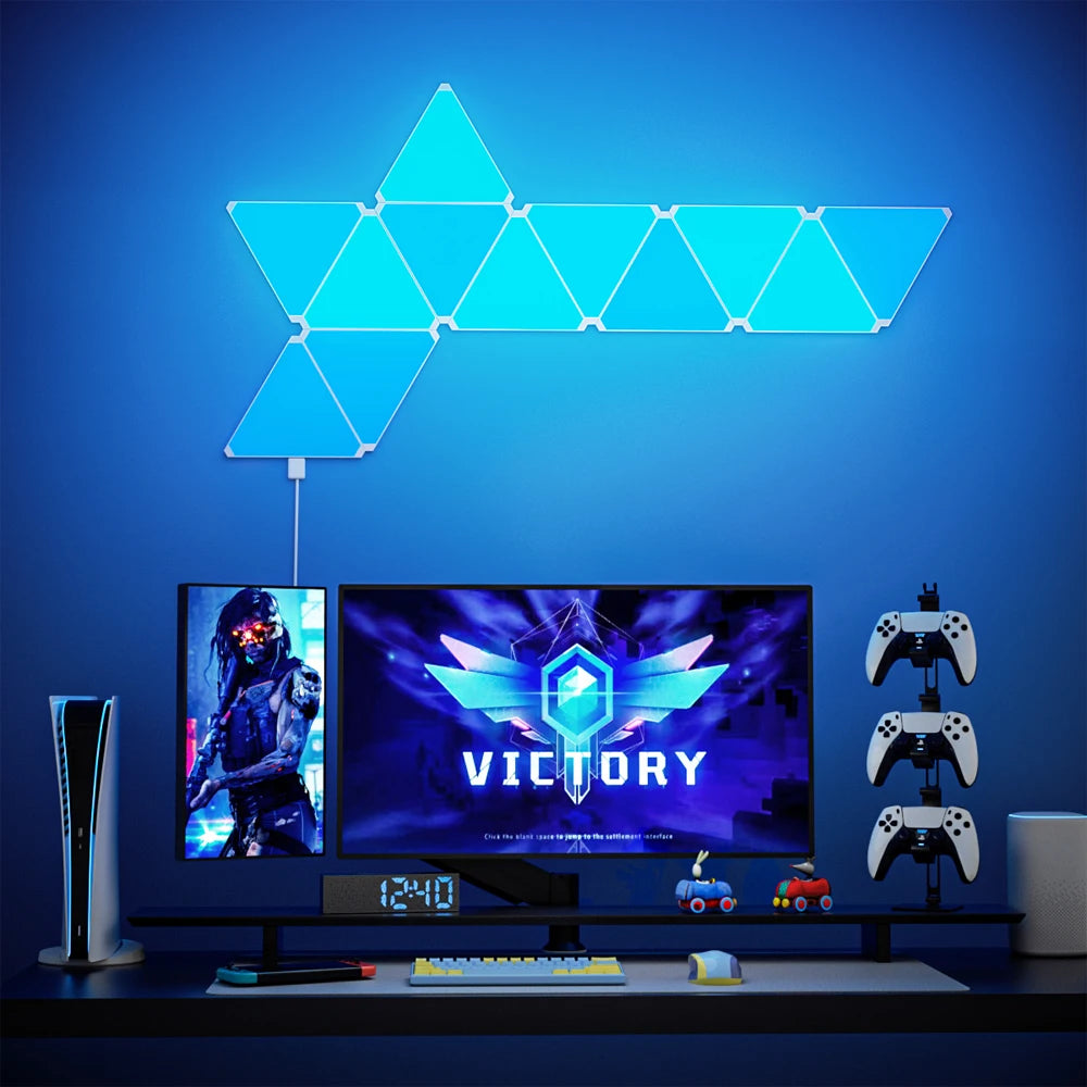 Quantum Z Triangle LED Wall Lights