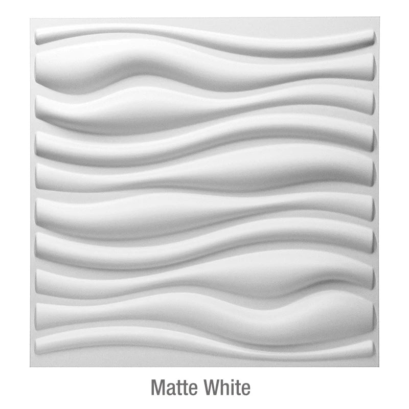 Matte White 3D Wall Panel [30cm x 30cm]