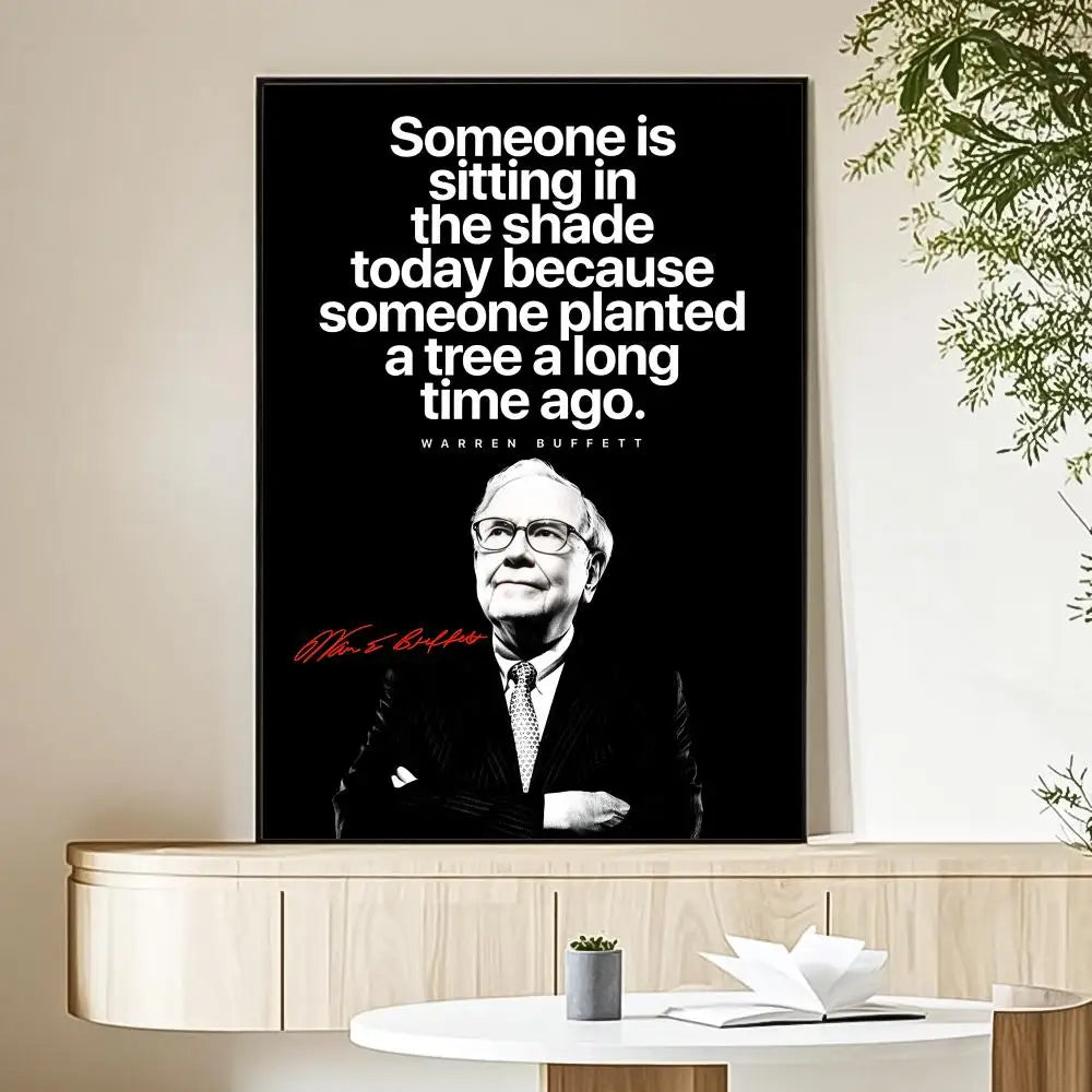 Billionaire Mindset Inspirational Quote Canvas Print