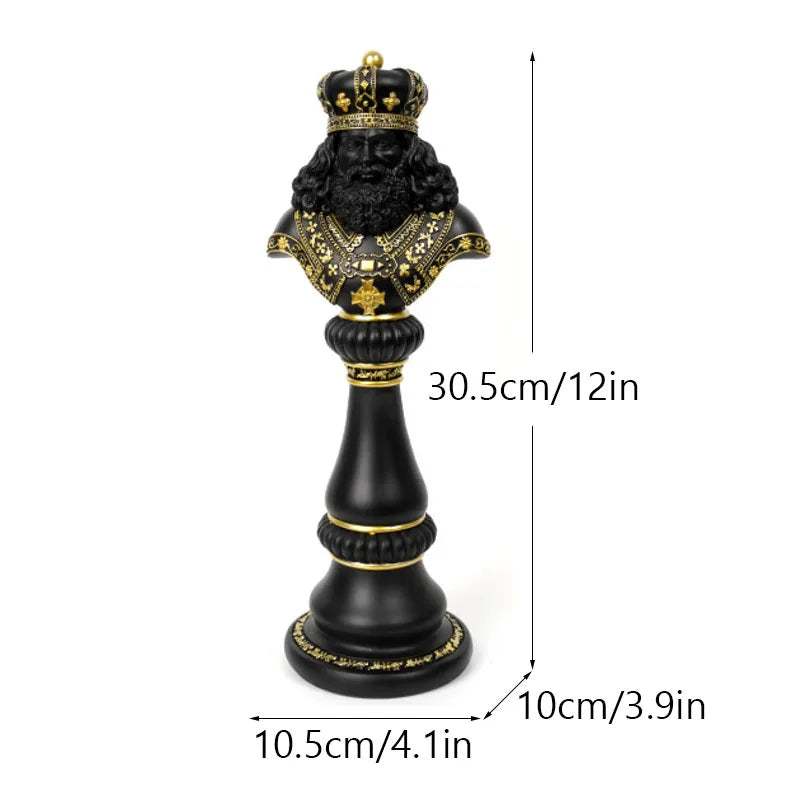 Royal Chess Piece Collection Statue