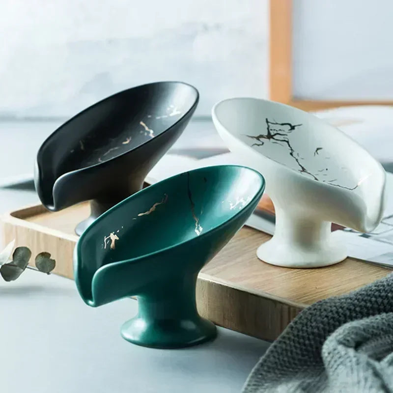Luxury Ceramic Marble Effect Soap Dish