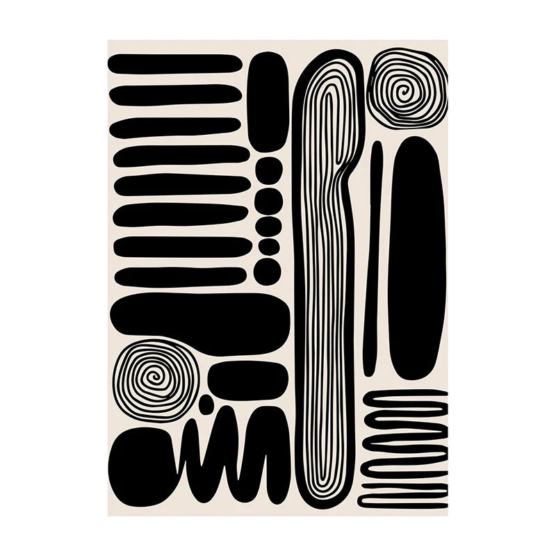 Bold Geometric Minimalist Art Canvas Prints