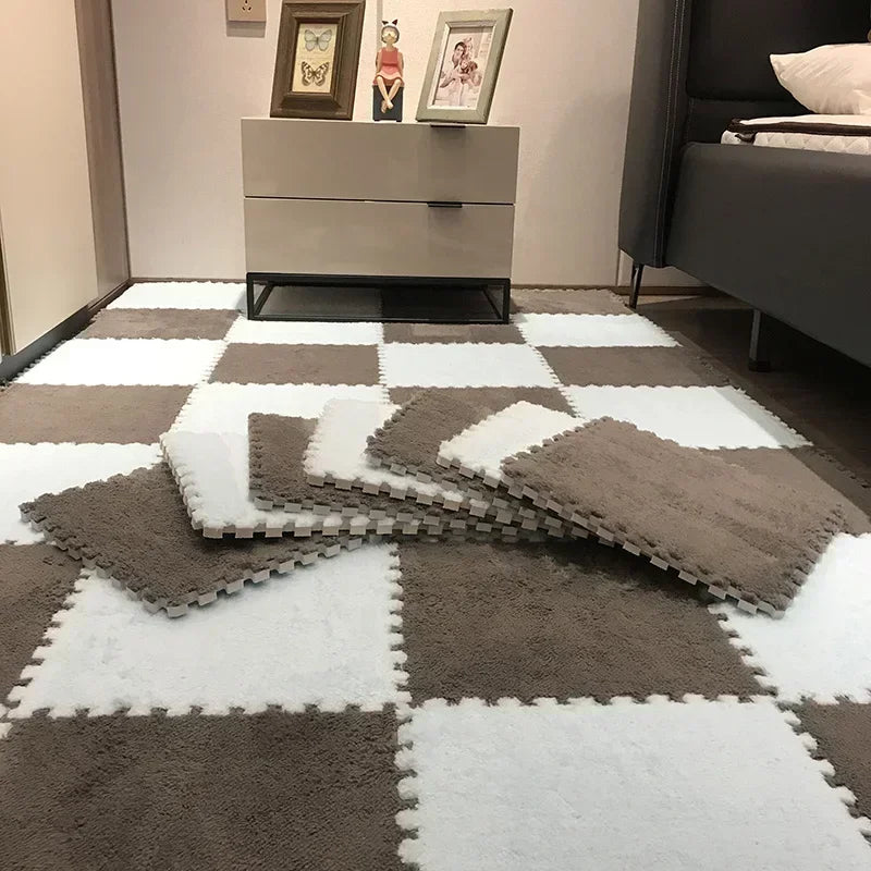 Soft Interlocking Plush Playmat Tiles