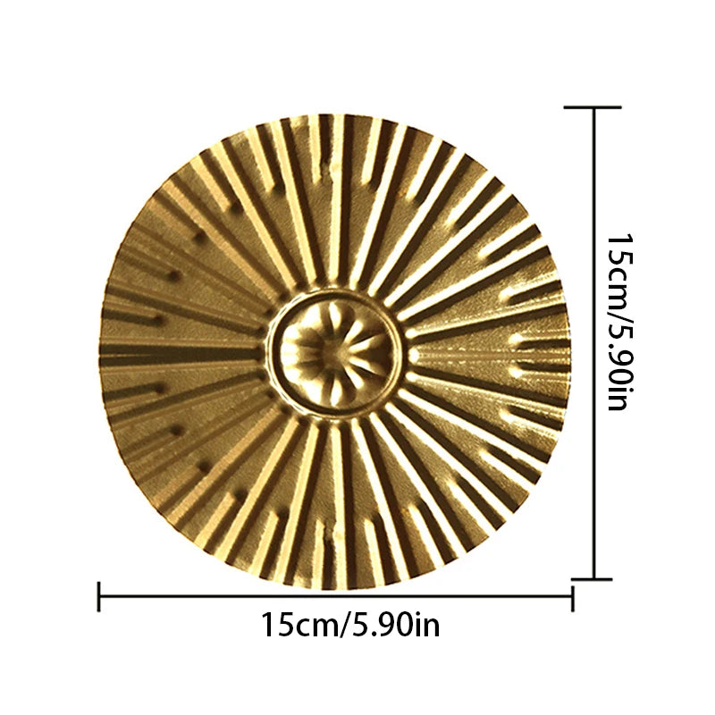 Nordic Iron Wrought Golden Wall Decor - Sleek Surprises