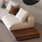 Ravenna Italian Minimalist Reclined Sectional Sofa