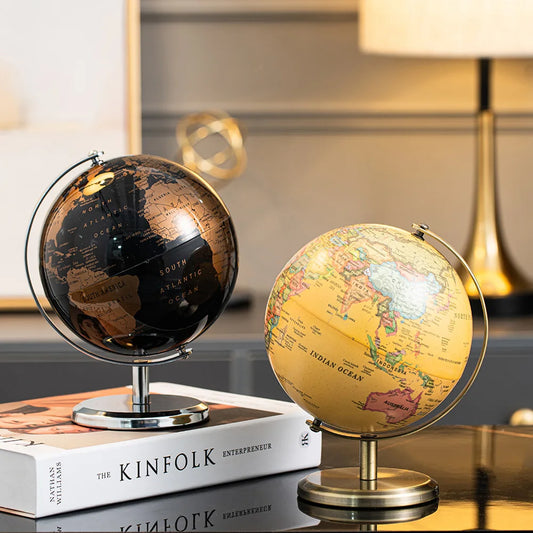 Retro Rotating Globe Model - Sleek Surprises