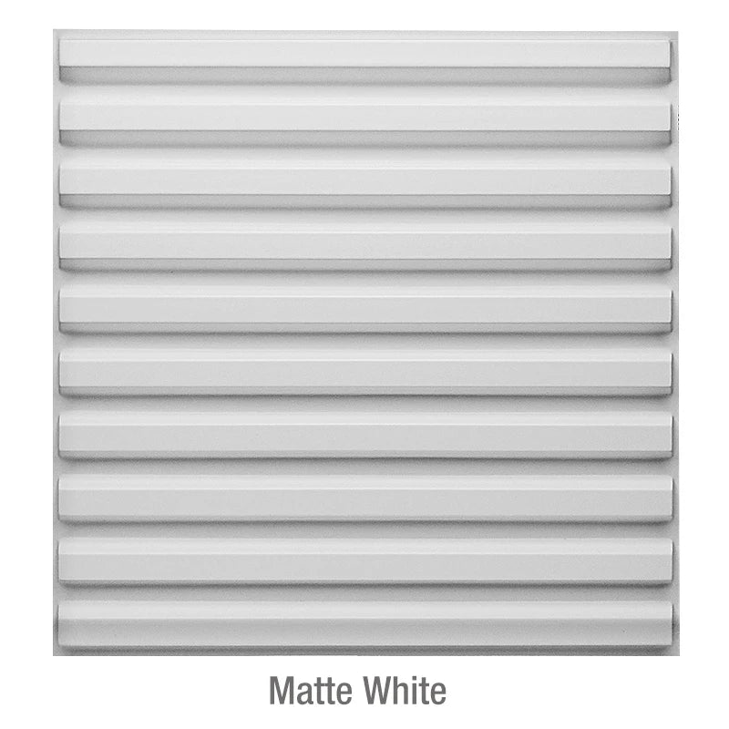 Matte White 3D Wall Panel [30cm x 30cm]